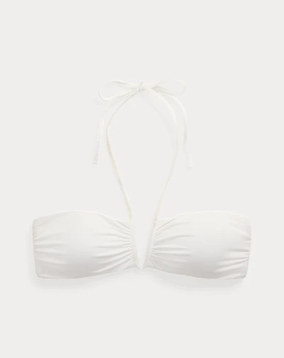 Shirred Bandeau Bikini Top