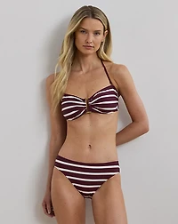 Striped Hipster Bikini Bottom