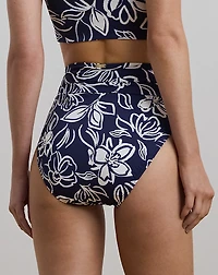 Floral High-Waisted Bikini Bottom