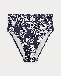 Floral High-Waisted Bikini Bottom