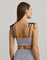 Striped Bandeau Bikini Top
