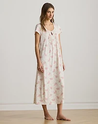 Floral Jersey Ballet Nightgown