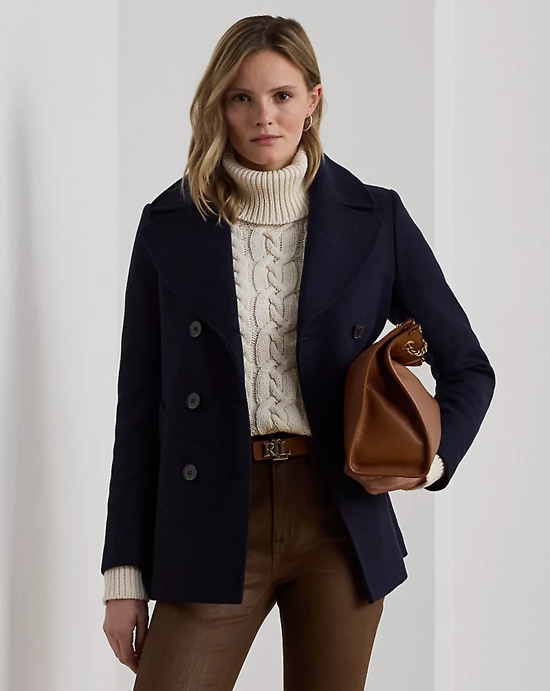 Wool-Blend Peacoat
