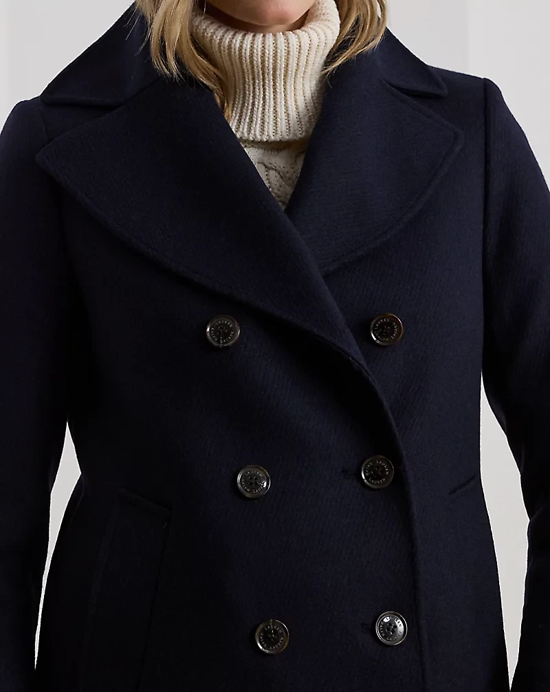 Wool-Blend Peacoat