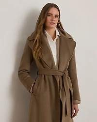 Wool-Blend Wrap Maxicoat