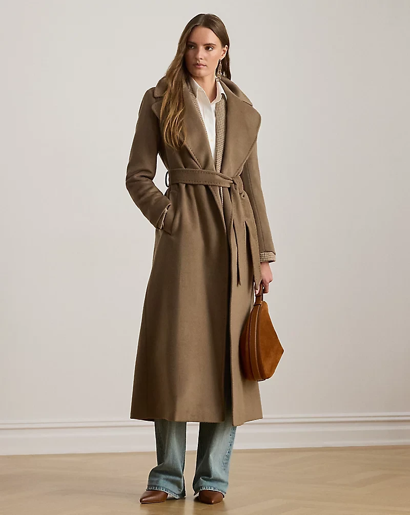 Wool-Blend Wrap Maxicoat
