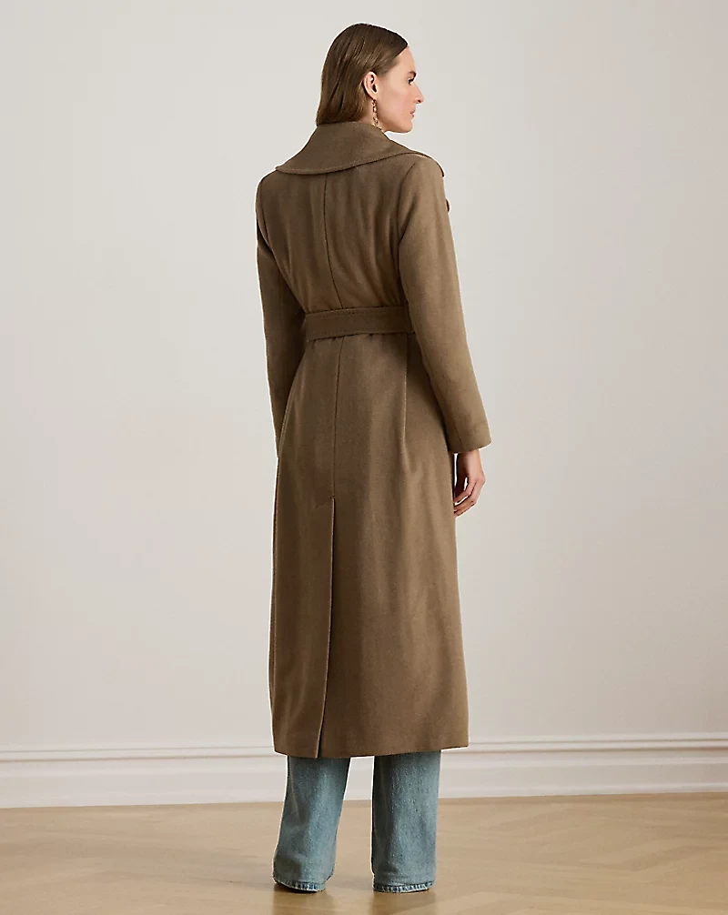 Wool-Blend Wrap Maxicoat