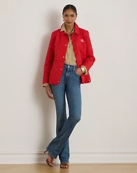 Diamond-Quilted Jacket