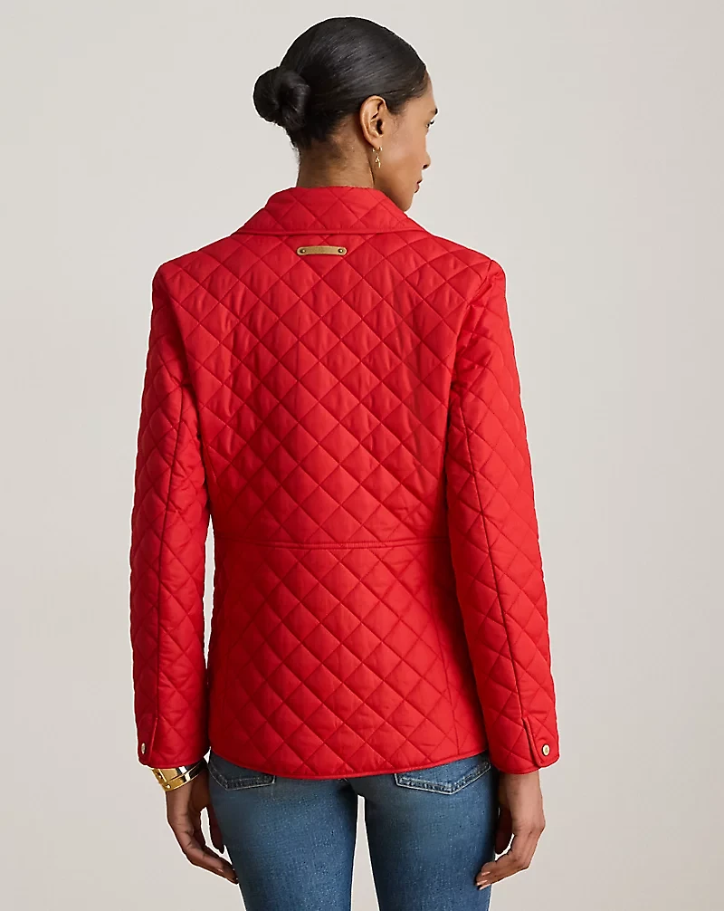 Diamond-Quilted Jacket