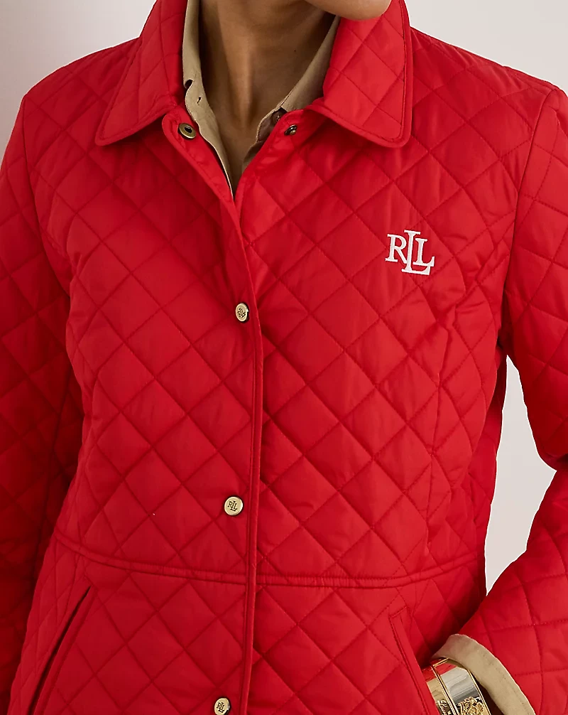 Diamond-Quilted Jacket