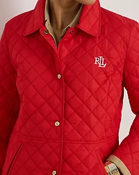 Diamond-Quilted Jacket