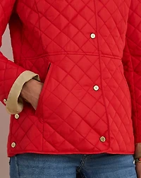 Diamond-Quilted Jacket