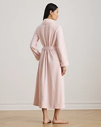 Microfleece Long Shawl-Collar Robe