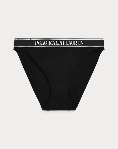 Repeat-Logo High-Rise Tanga