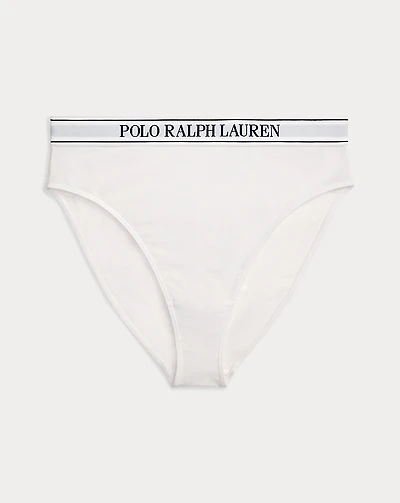 Repeat-Logo High-Rise Tanga