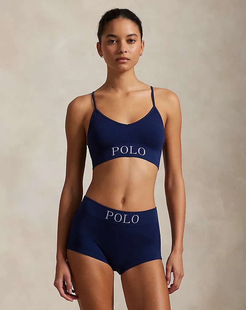 Logo V-Neck Bralette
