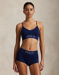 Logo V-Neck Bralette
