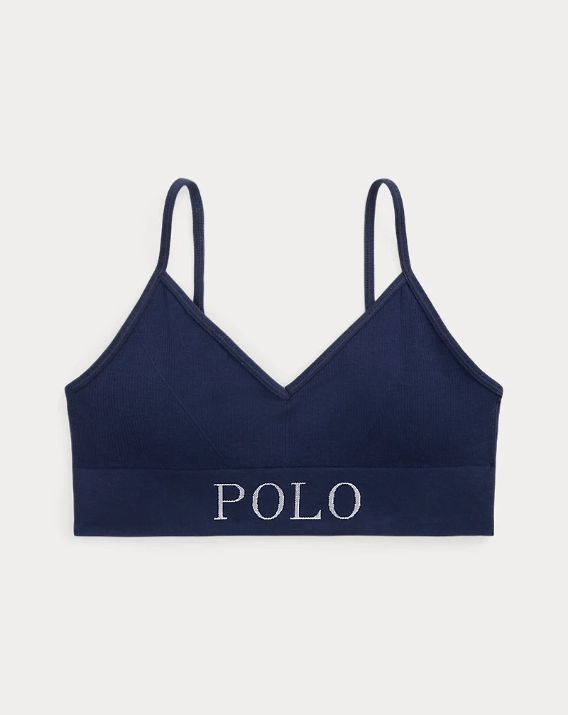 Logo V-Neck Bralette