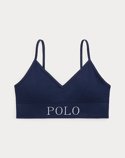 Logo V-Neck Bralette