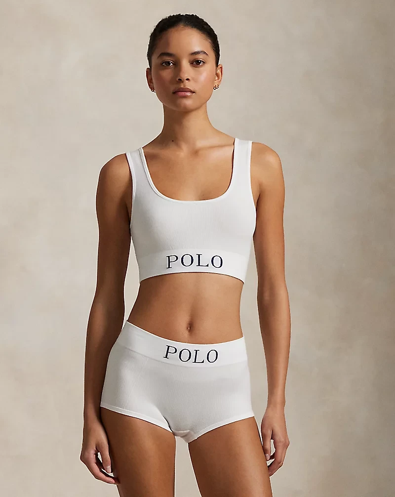 Logo Mid-Rise Shortie