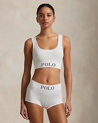 Logo Mid-Rise Shortie