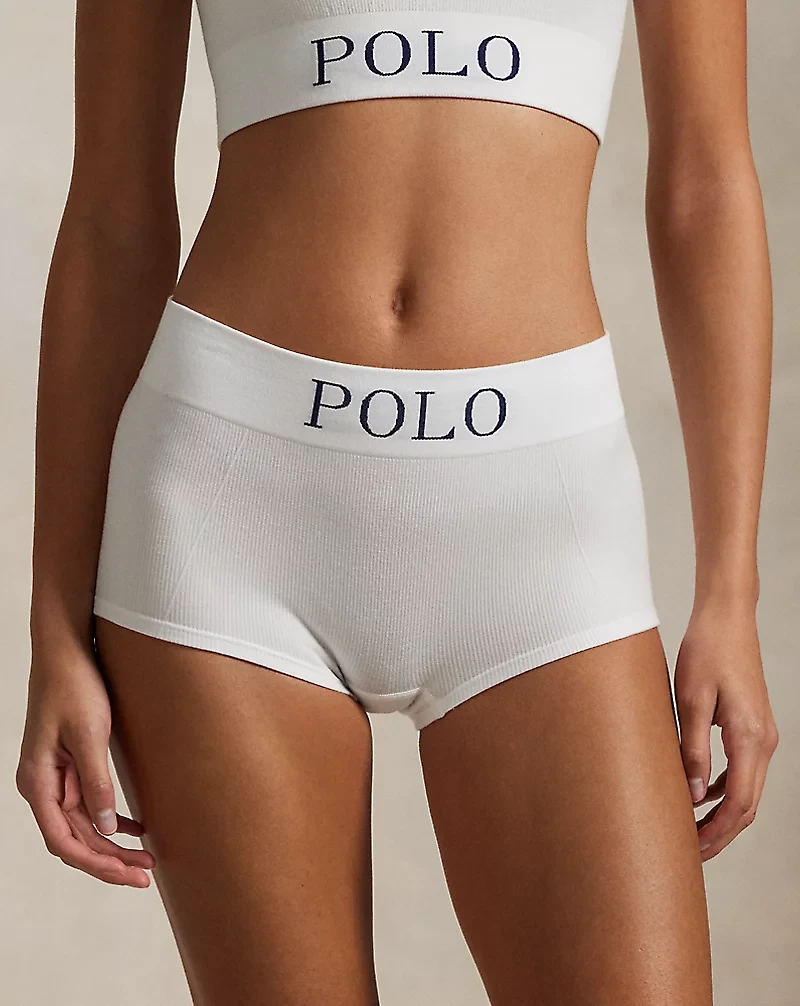 Logo Mid-Rise Shortie