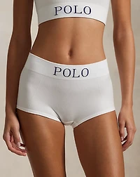 Logo Mid-Rise Shortie