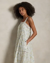 Floral Cotton Voile Nightgown