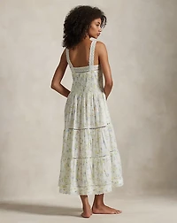Floral Cotton Voile Nightgown