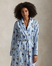 Polo Bear Cotton Sateen Robe
