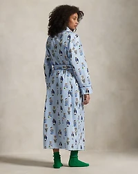 Polo Bear Cotton Sateen Robe