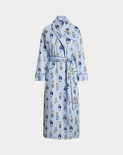 Polo Bear Cotton Sateen Robe