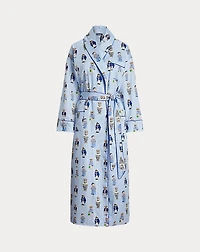 Polo Bear Cotton Sateen Robe
