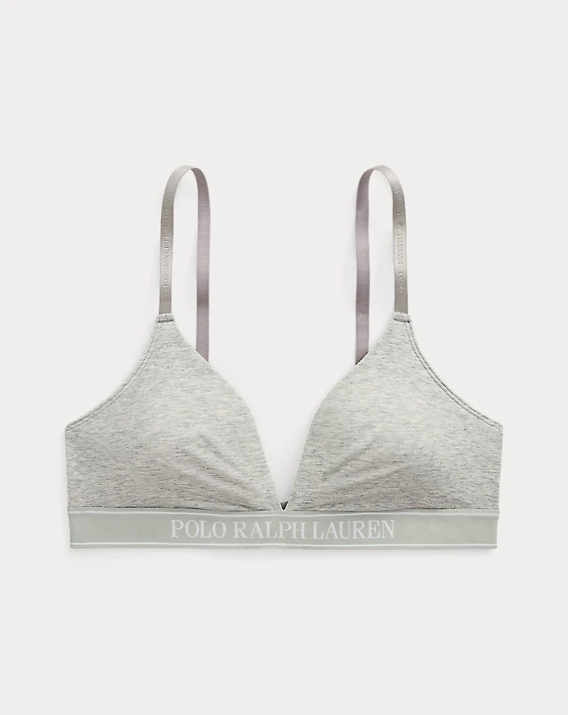 Logo-Band Triangle Bralette