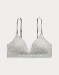 Logo-Band Triangle Bralette