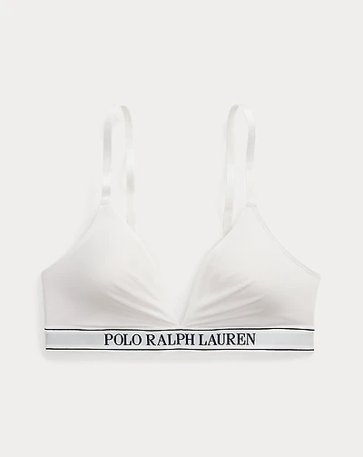 Logo-Band Triangle Bralette