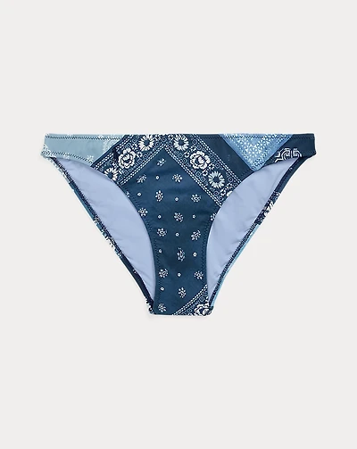 Bandanna-Print Hipster Bikini Bottom