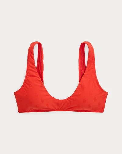 Polo Pony Scoopneck Bikini Top
