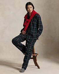 Plaid Cotton Sleep Shirt