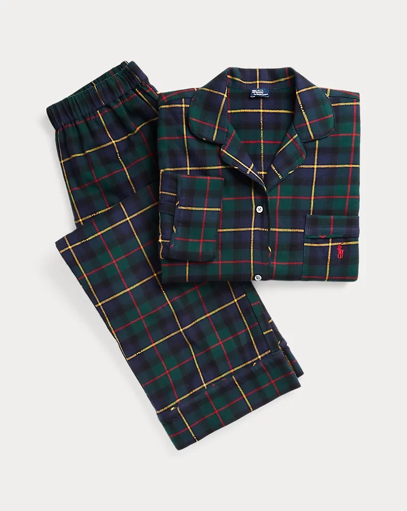 Plaid Cotton Sleep Shirt