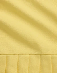 Pleated Mesh Polo Dress & Bloomer