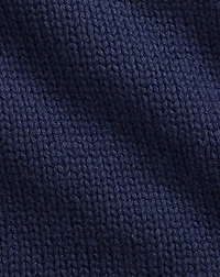 Anchor Short-Sleeve Cotton Sweater