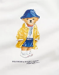 Polo Bear Cotton Jersey Peplum Tee