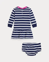 Polo Bear French Terry Dress & Bloomer