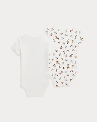 Polo Bear Cotton Bodysuit 2-Pack