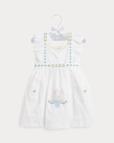 Embroidered Cotton Dress & Bloomer