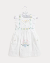 Embroidered Cotton Dress & Bloomer