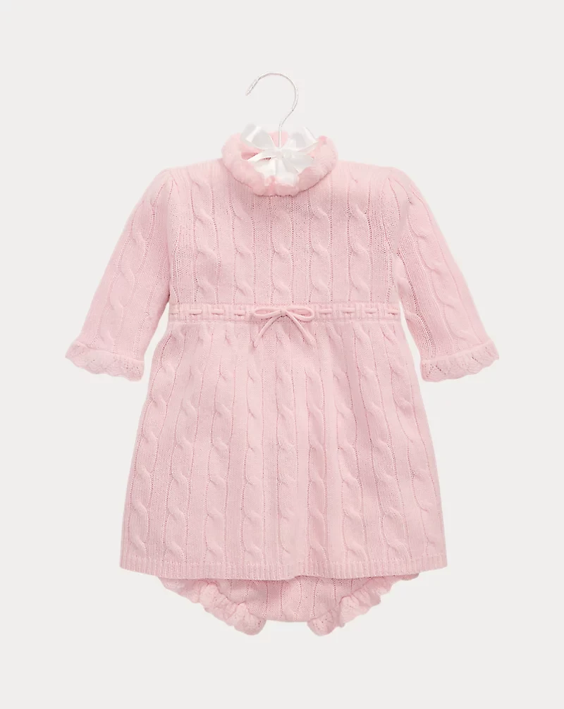 Cable-Knit Cashmere Dress & Bloomer