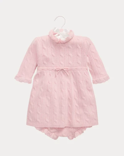 Cable-Knit Cashmere Dress & Bloomer