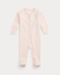Cotton Interlock Footed Coverall